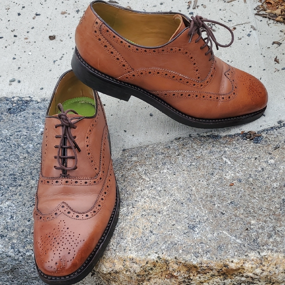 Oliver Sweeney Dunwich Brown Leather Brogue Shoes Size 9